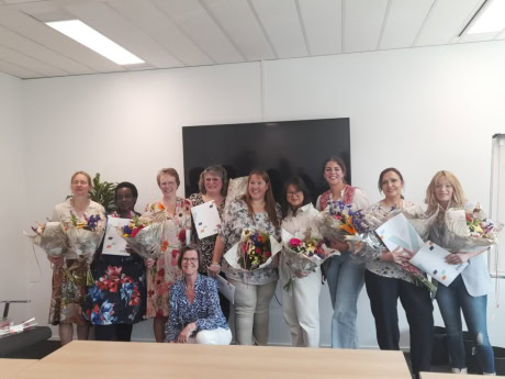 Diploma-uitreiking GVP-groep