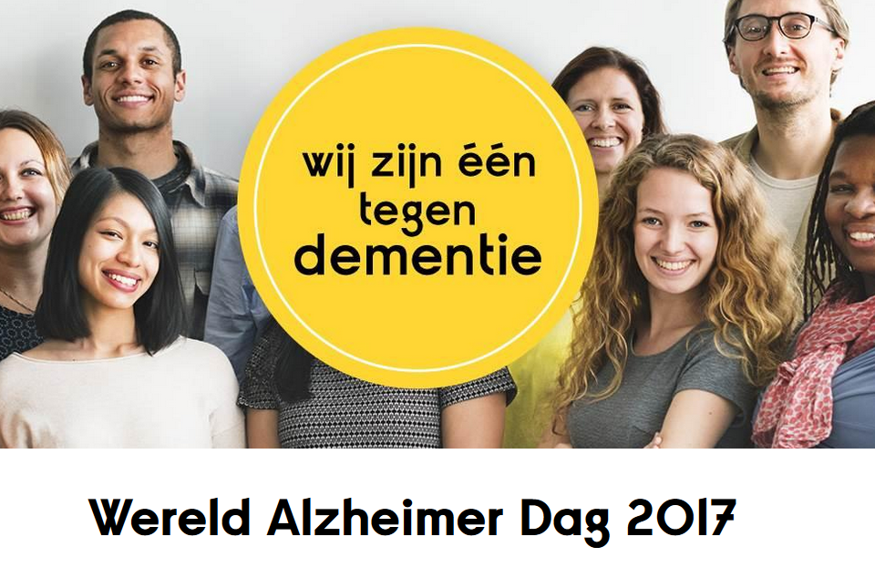Donderdag 21 september is het Wereld Alzheimer Dag