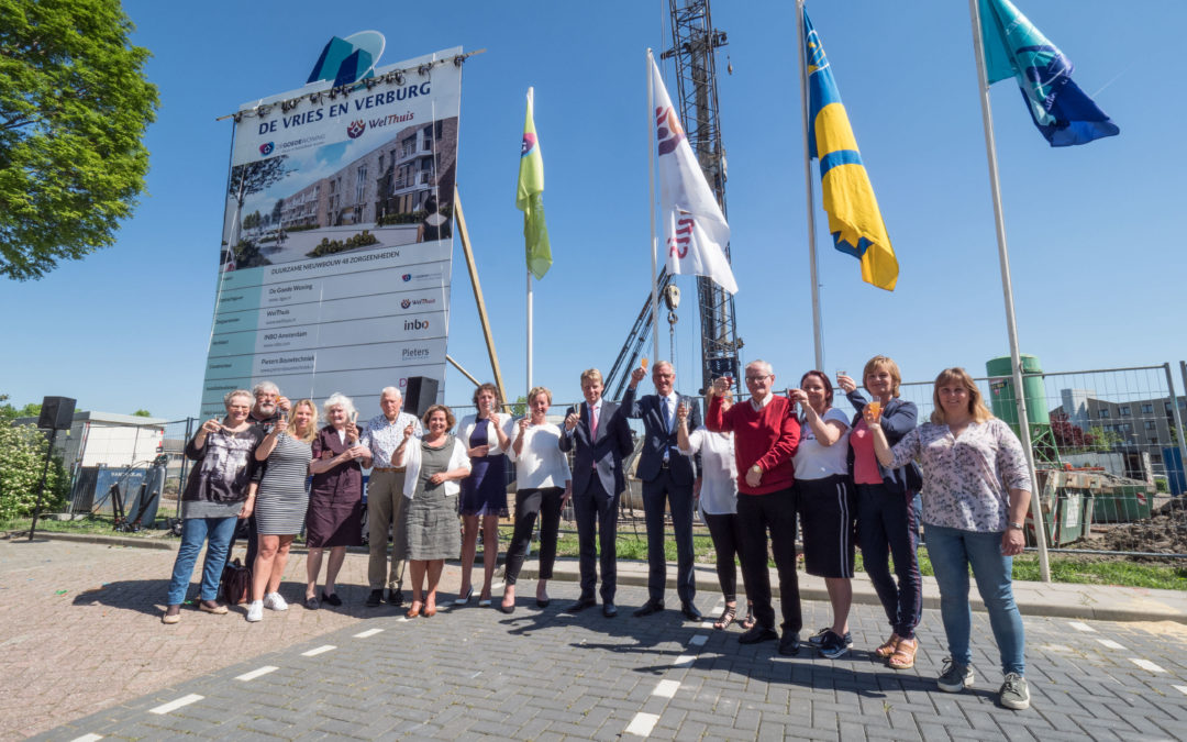 Viering eerste paal nieuwbouw Naomigang